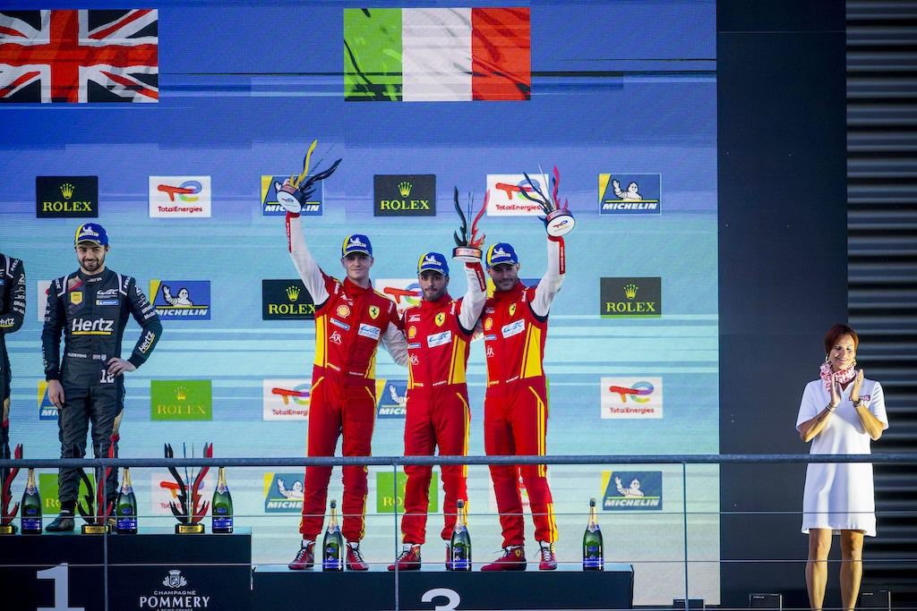 Nicklas Nielsen kørte Ferrari til podiet i dramatisk Spa-ræs
(Foto: Ferrari Media)